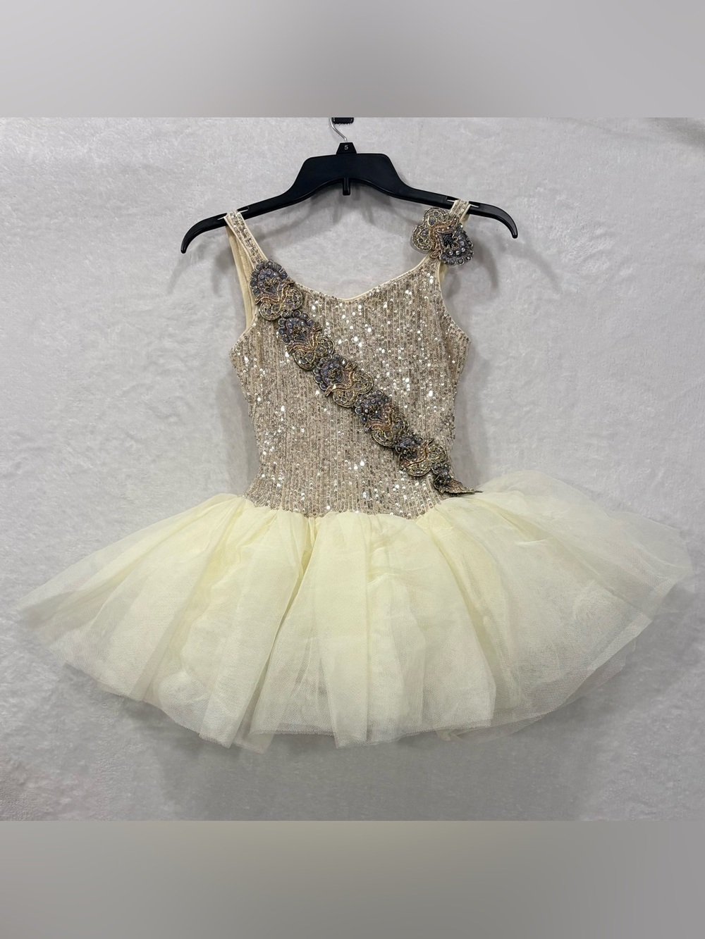 Revolution Dancewear Ivory Sequin Ballet Tutu Costume Women’s Size SA